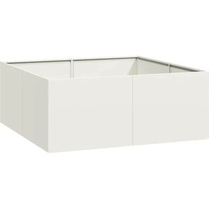 vidaXL Hvide stål højbedskrukke vidaXL Hvide stål højbedskrukke