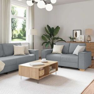 vidaXL Ensemble de Canapés - Moderne, Gris Clair - Sofa Set - Publicité vidaXL Ensemble de Canapés - Moderne, Gris Clair - Sofa Set - Publicité