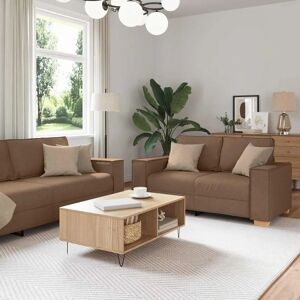 IKEA Brown Fabric 3-Piece Sofa Set - Sofa Set IKEA Brown Fabric 3-Piece Sofa Set - Sofa Set