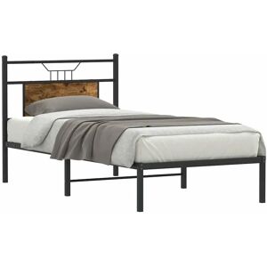 vidaXL Bed Frame Rauch Oak - Support & Storage vidaXL Bed Frame Rauch Oak - Support & Storage