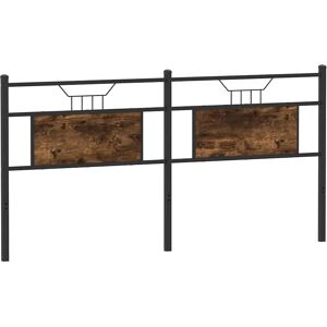 vidaXL Hovedgærde Røg ege 180 cm - Hovedgærde vidaXL Hovedgærde Røg ege 180 cm - Hovedgærde