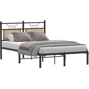 vidaXL Bed Frame Sonoma-Eiche 120x200 cm - Bed Frame vidaXL Bed Frame Sonoma-Eiche 120x200 cm - Bed Frame
