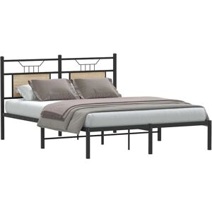 vidaXL Bed Frame Sonoma-Eiche 137x190 cm - Bed Frame vidaXL Bed Frame Sonoma-Eiche 137x190 cm - Bed Frame