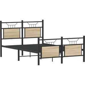 vidaXL Bed Frame with Storage - Sonoma-Eiche 120x200cm - Bed Type vidaXL Bed Frame with Storage - Sonoma-Eiche 120x200cm - Bed Type