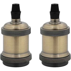 vidaXL Red Bronze E27 Lamp Holder 49x94mm - Lamp type vidaXL Red Bronze E27 Lamp Holder 49x94mm - Lamp type