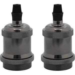 vidaXL Lamp Holder - 49 x 94 mm Vintage E27 Socket vidaXL Lamp Holder - 49 x 94 mm Vintage E27 Socket