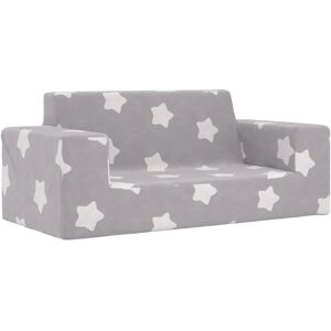 Vidaxl Kinder-Sofa - Hellgrau mit Sternen 9298 Vidaxl Kinder-Sofa - Hellgrau mit Sternen 9298