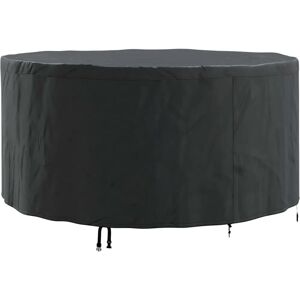 Vidaxl Schwarze Runde Gartenmöbelabdeckung - Möbelüberzug Vidaxl Schwarze Runde Gartenmöbelabdeckung - Möbelüberzug