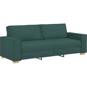 Vidaxl Sofa Model 3-Seater Green Polyester Wood Vidaxl Sofa Model 3-Seater Green Polyester Wood