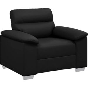 Vidaxl Fauteuil en Similicuir Noir - Type de Canapé - Publicité Vidaxl Fauteuil en Similicuir Noir - Type de Canapé - Publicité