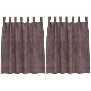 vidaXL Velvet curtains 2 pcs with eyelets brown - Curtain 140x140 cm vidaXL Velvet curtains 2 pcs with eyelets brown - Curtain 140x140 cm