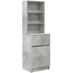 vidaXL Bedside Cabinet Grey Sonoma 39x35x125 cm - Bedside Cabinet vidaXL Bedside Cabinet Grey Sonoma 39x35x125 cm - Bedside Cabinet