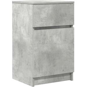 vidaXL Concrete Grey Bedside Cabinet - Bedside Table, with Storage, 39x35x65 cm vidaXL Concrete Grey Bedside Cabinet - Bedside Table, with Storage, 39x35x65 cm