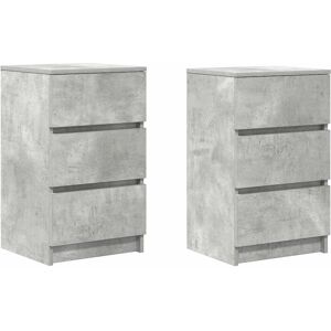 vidaXL Bedside Cabinets with 3 Drawers - Bedside Cabinets vidaXL Bedside Cabinets with 3 Drawers - Bedside Cabinets
