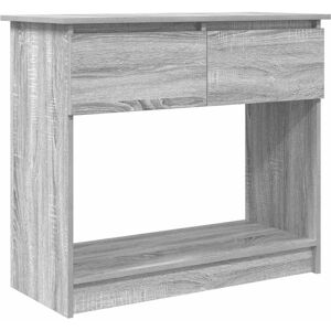 vidaXL Console Table with Drawers Grey Sonoma 85.5x38.5x74.5 cm vidaXL Console Table with Drawers Grey Sonoma 85.5x38.5x74.5 cm