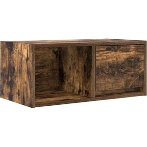 vidaXL Sonoma Oak 80x31x25.5 cm TV Cabinet - Smoked Oak vidaXL Sonoma Oak 80x31x25.5 cm TV Cabinet - Smoked Oak