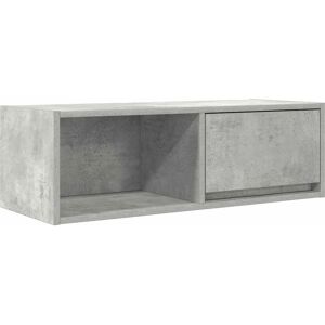 vidaXL Sonoma Oak Grey Cemento Wall-Mount TV Cabinet vidaXL Sonoma Oak Grey Cemento Wall-Mount TV Cabinet
