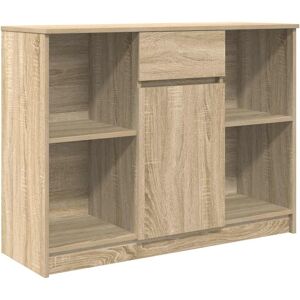 vidaXL Sonoma Oak Sideboard - 101x35x76 cm - Engineered Wood vidaXL Sonoma Oak Sideboard - 101x35x76 cm - Engineered Wood