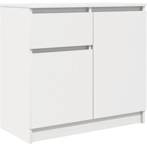 vidaXL Sideboard with Drawer White 71x35x65 cm Engineered Wood storage cabinet vidaXL Sideboard with Drawer White 71x35x65 cm Engineered Wood storage cabinet