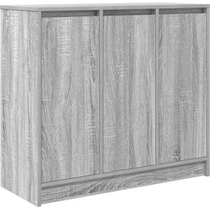 vidaXL Buffette Gris Sonoma 85x34x76 cm bois technique - Sideboard - Publicité vidaXL Buffette Gris Sonoma 85x34x76 cm bois technique - Sideboard - Publicité