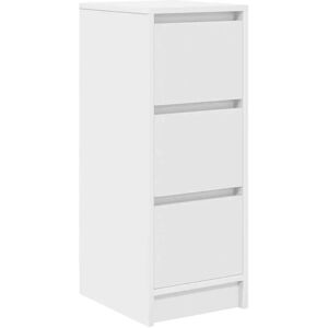 VidaXL White Sideboard 29.5x34x76 cm engineered wood VidaXL White Sideboard 29.5x34x76 cm engineered wood