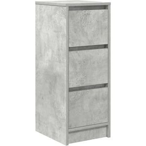 vidaXL Gray Concrete-Inspired Wooden Sideboard - Storage Furniture vidaXL Gray Concrete-Inspired Wooden Sideboard - Storage Furniture