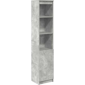 vidaXL Grey Highboard 37.5x35x180 cm Engineered Wood vidaXL Grey Highboard 37.5x35x180 cm Engineered Wood