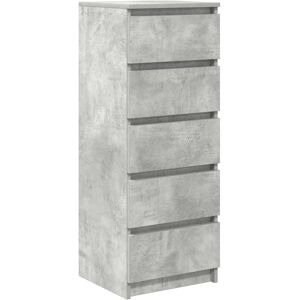 vidaXL Skænk med Skuffer Cement Grå 37,5x35x99 cm vidaXL Skænk med Skuffer Cement Grå 37,5x35x99 cm
