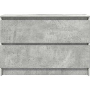 vidaXL TV cabinet - engineered wood, grey, 100x35x54cm - TV furniture vidaXL TV cabinet - engineered wood, grey, 100x35x54cm - TV furniture