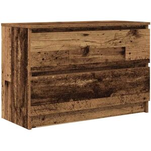 vidaXL 861803 Meuble TV en bois technique noir - Meuble de rangement - Publicité vidaXL 861803 Meuble TV en bois technique noir - Meuble de rangement - Publicité