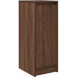vidaXL Brown Oak Shoe Cabinet - Shoe Storage Furniture vidaXL Brown Oak Shoe Cabinet - Shoe Storage Furniture