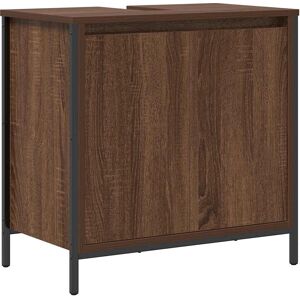 vidaXL Bathroom Cabinet Brown Eichen-Optik 60x34.5x60 cm - Bathroom Cabinet vidaXL Bathroom Cabinet Brown Eichen-Optik 60x34.5x60 cm - Bathroom Cabinet