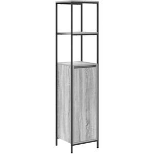 vidaXL Sonoma Gray Bathroom Cabinet with Shelves - Bathroom Furniture vidaXL Sonoma Gray Bathroom Cabinet with Shelves - Bathroom Furniture