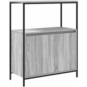 vidaXL Bathroom Cabinet with Shelves Grey Sonoma 76.5x35x95 cm vidaXL Bathroom Cabinet with Shelves Grey Sonoma 76.5x35x95 cm