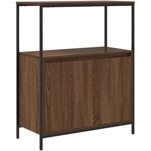 vidaXL Bathroom Cabinet with Shelves Brown 76.5x35x95 cm vidaXL Bathroom Cabinet with Shelves Brown 76.5x35x95 cm