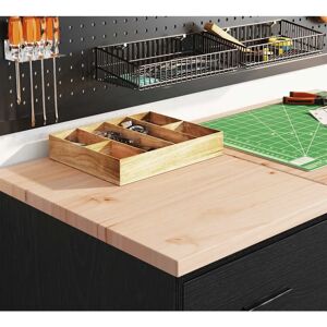 vidaXL Garage Cabinets 2 pcs Black Engineered Wood - Garage Cabinets vidaXL Garage Cabinets 2 pcs Black Engineered Wood - Garage Cabinets