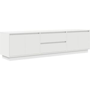 Meuble TV vidaXL avec Éclairage LED Bois Ancien 193,5x41x50 cm - Support TV Meuble TV vidaXL avec Éclairage LED Bois Ancien 193,5x41x50 cm - Support TV