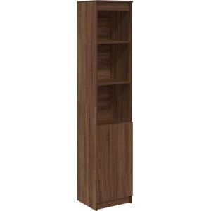 vidaXL Brown Oak Highboard - 50cm Storage Cabinet vidaXL Brown Oak Highboard - 50cm Storage Cabinet