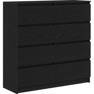 vidaXL Black Oak Sideboard - Storage Cabinet vidaXL Black Oak Sideboard - Storage Cabinet
