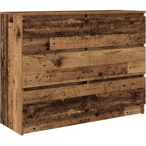 vidaXL Old Wood Sideboard - 100x35x76 cm Storage Cabinet vidaXL Old Wood Sideboard - 100x35x76 cm Storage Cabinet