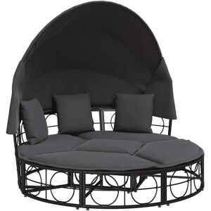 VidaXL Outdoor Bed - Grijs - Tuinbed VidaXL Outdoor Bed - Grijs - Tuinbed