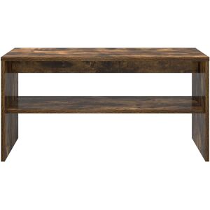 vidaXL Smoked Oak TV Cabinet - 100x40x40 cm - Durable & Modern vidaXL Smoked Oak TV Cabinet - 100x40x40 cm - Durable & Modern