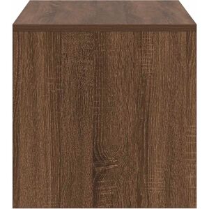 vidaXL 859124 Brown Oak TV Cabinet - TV cabinet vidaXL 859124 Brown Oak TV Cabinet - TV cabinet