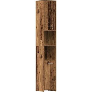 VidaXL Old Wood Bathroom Cabinet - 30x30x183.5 cm - Bathroom Furniture VidaXL Old Wood Bathroom Cabinet - 30x30x183.5 cm - Bathroom Furniture