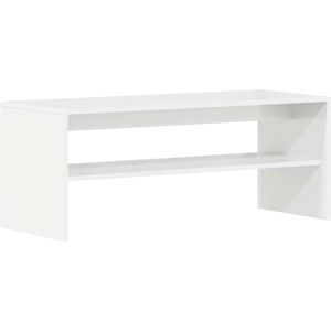 vidaXL White Gloss TV Cabinet 100x40x40cm Engineered Wood - TV Cabinet vidaXL White Gloss TV Cabinet 100x40x40cm Engineered Wood - TV Cabinet