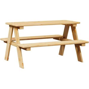 vidaXL Kindertisch mit Bänken IRUN - Holz-Kindertisch vidaXL Kindertisch mit Bänken IRUN - Holz-Kindertisch