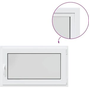 Vidaxl White PVC Basement Window - Durable, Multi-Use Vidaxl White PVC Basement Window - Durable, Multi-Use
