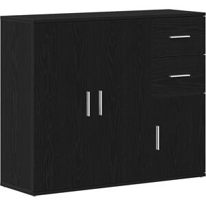 vidaXL Sideboard Black Oak - Sideboard - Black oak vidaXL Sideboard Black Oak - Sideboard - Black oak