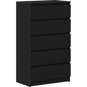 vidaXL Rovere Nero 60x36x103 cm Skab - Chest of Drawers vidaXL Rovere Nero 60x36x103 cm Skab - Chest of Drawers