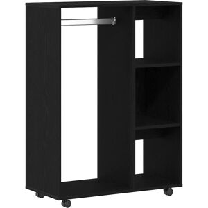 vidaXL Wardrobe - Black Oak - 80x40x110 cm vidaXL Wardrobe - Black Oak - 80x40x110 cm